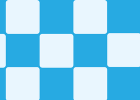 Mid blue square on light blue 1
