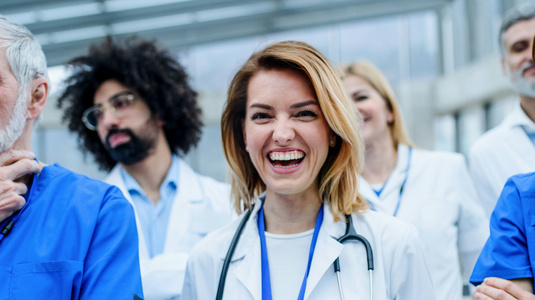 Medics smiling - Why join?